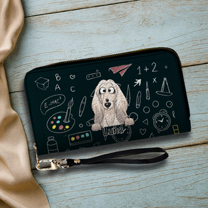 Personalized Any Number of Dogs Wallet - Custom Pet Breed & Names - 89Prints