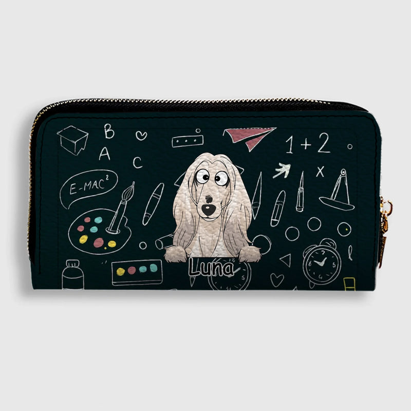 Personalized Any Number of Dogs Wallet - Custom Pet Breed & Names - 89Prints