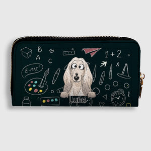 Personalized Any Number of Dogs Wallet - Custom Pet Breed & Names - 89Prints