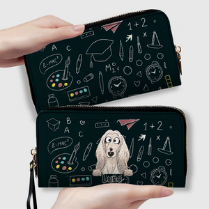 Personalized Any Number of Dogs Wallet - Custom Pet Breed & Names - 89Prints