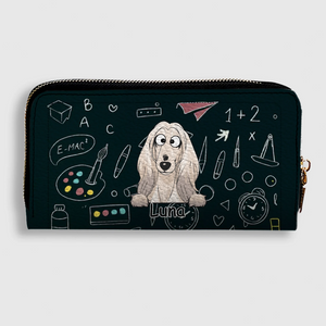 Personalized Any Number of Dogs Wallet - Custom Pet Breed & Names - 89Prints