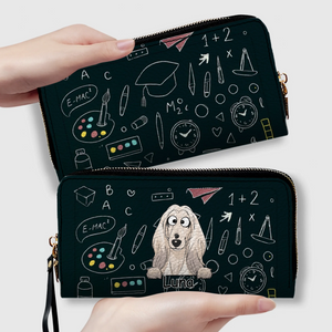 Personalized Any Number of Dogs Wallet - Custom Pet Breed & Names - 89Prints