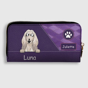 Personalized Any Number of Dogs Wallet - Custom Pet 89Prints