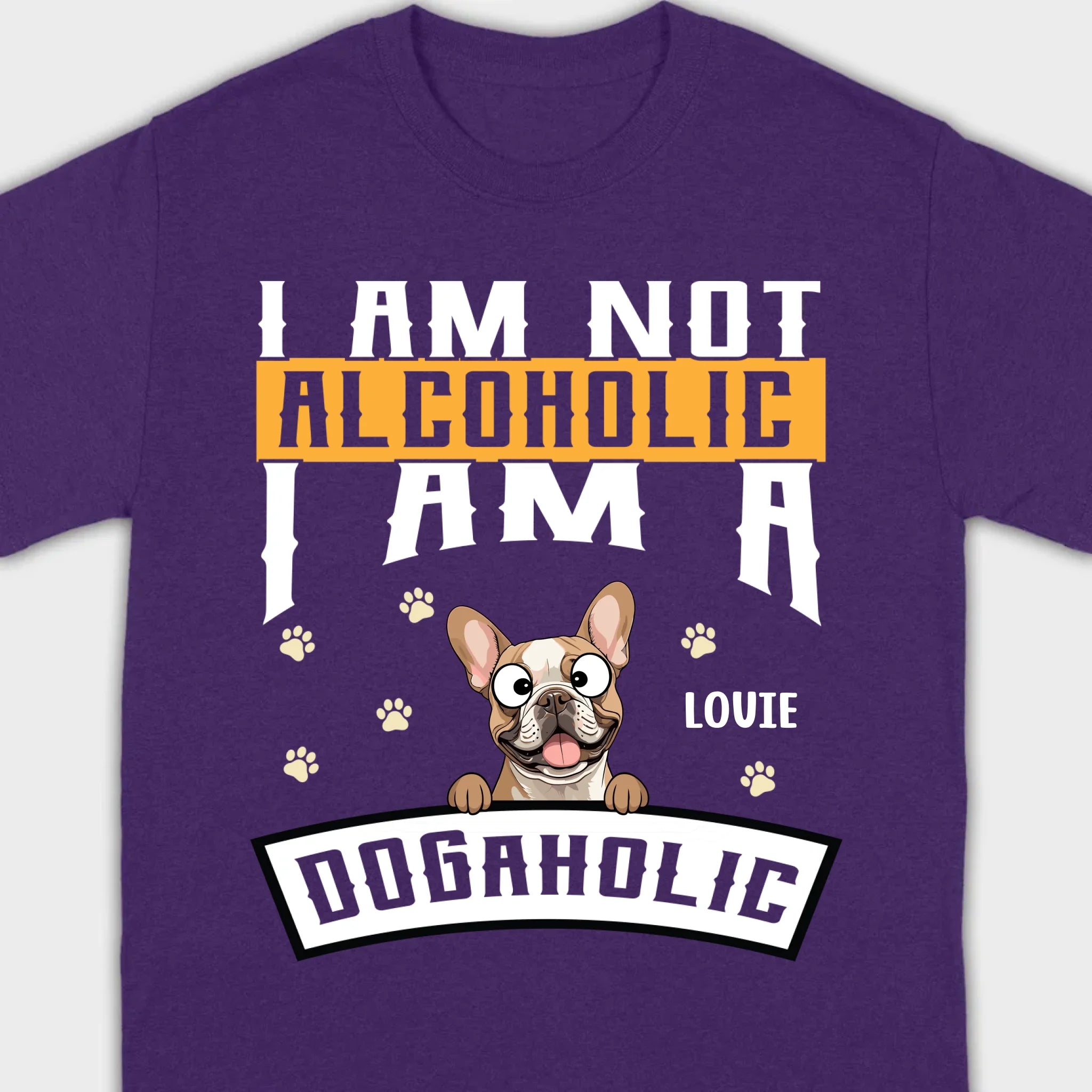 Custom French Bulldog T-Shirts With The Text 