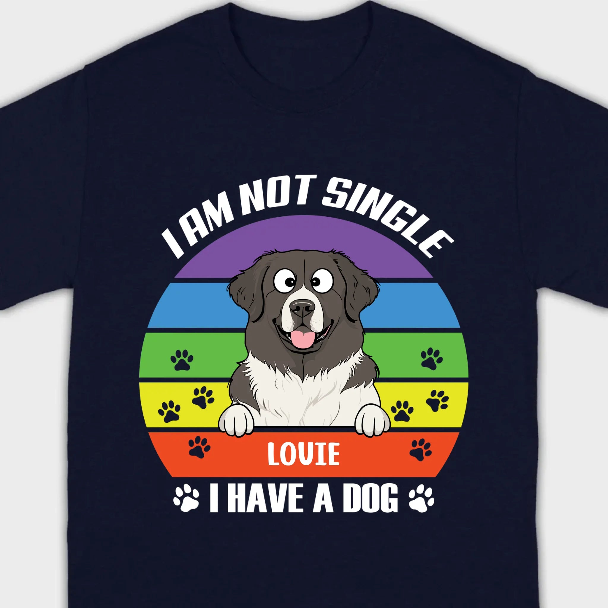 Personalized Newfoundland T-Shirts With The Text 