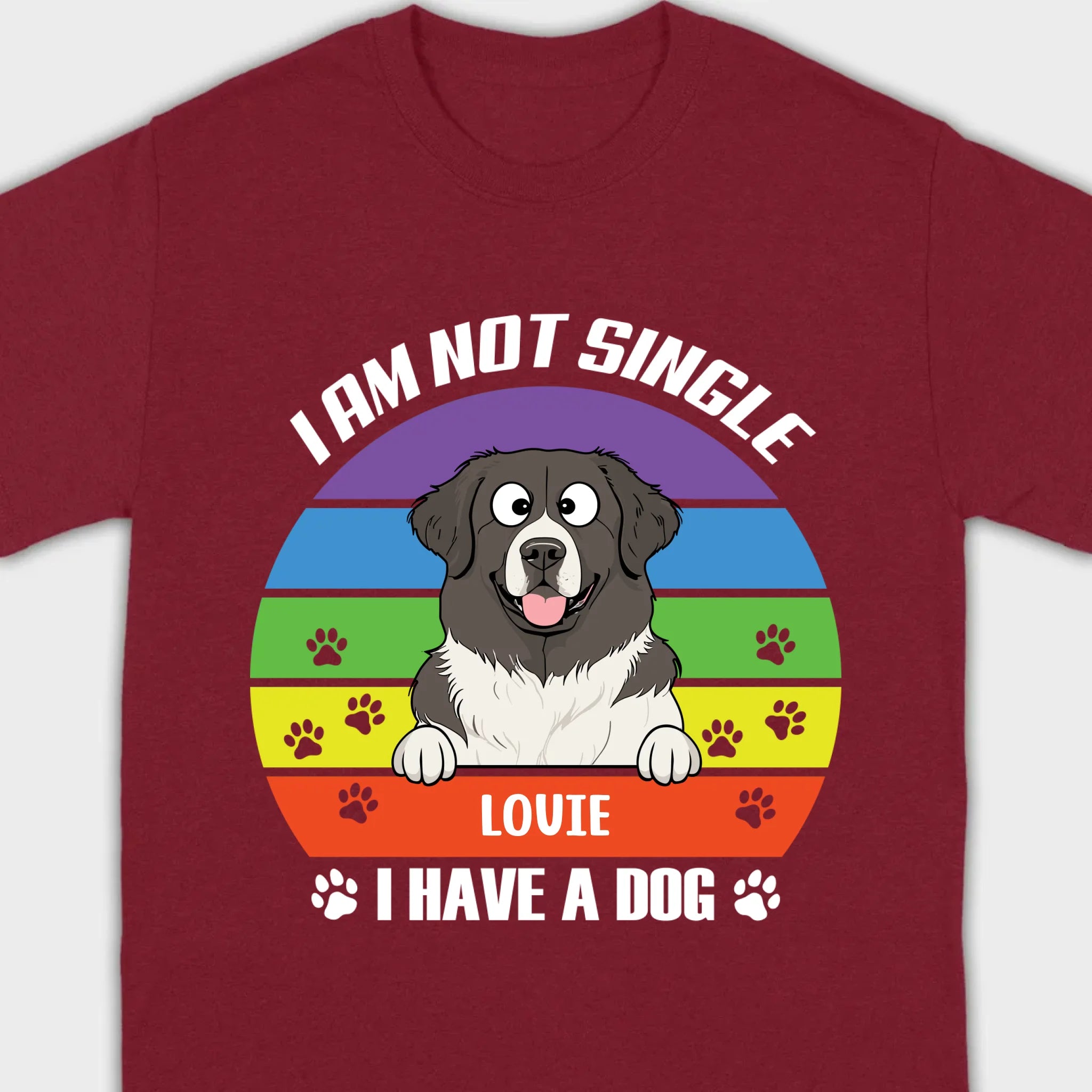 Personalized Newfoundland T-Shirts With The Text 