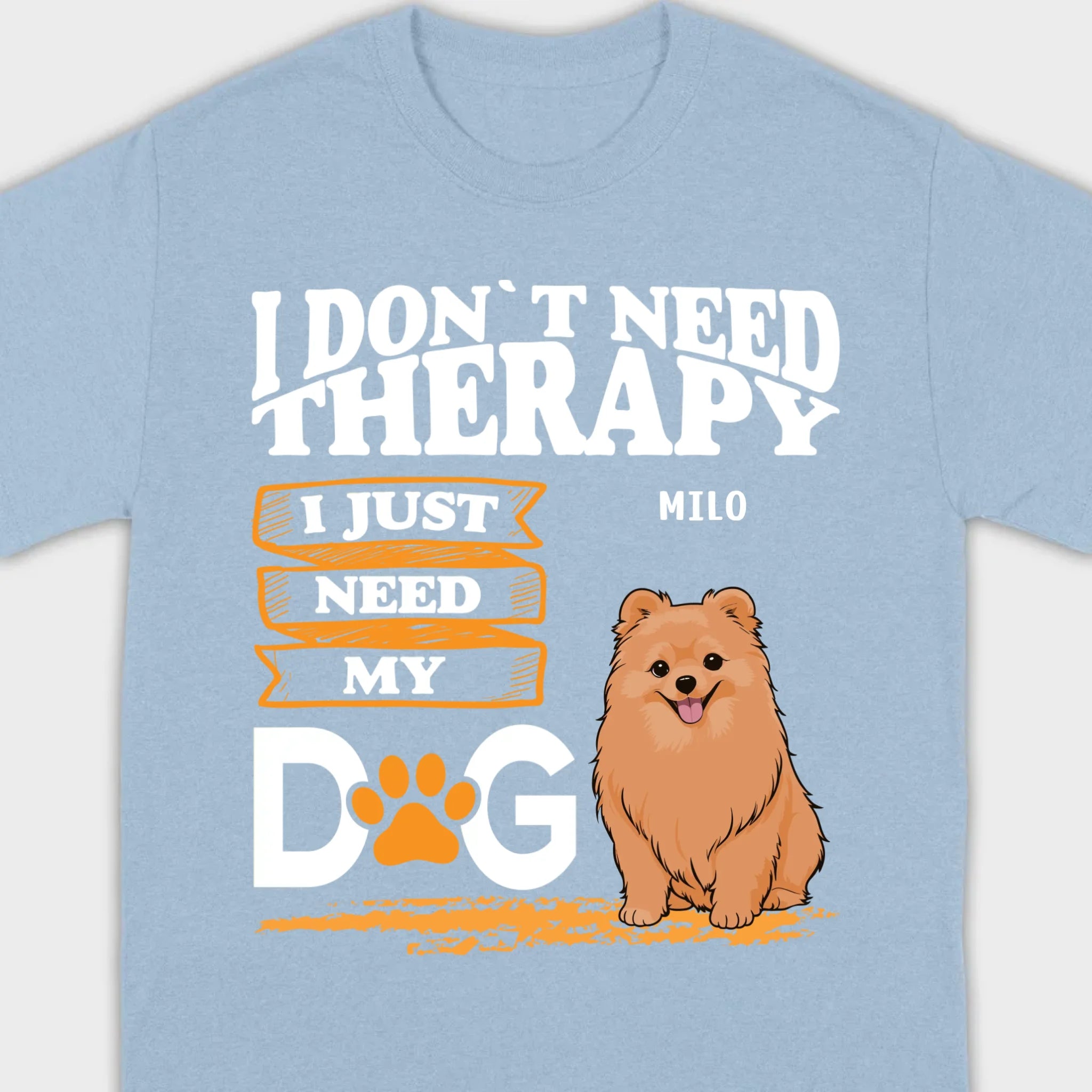 Custom Pomeranian T-Shirts With 