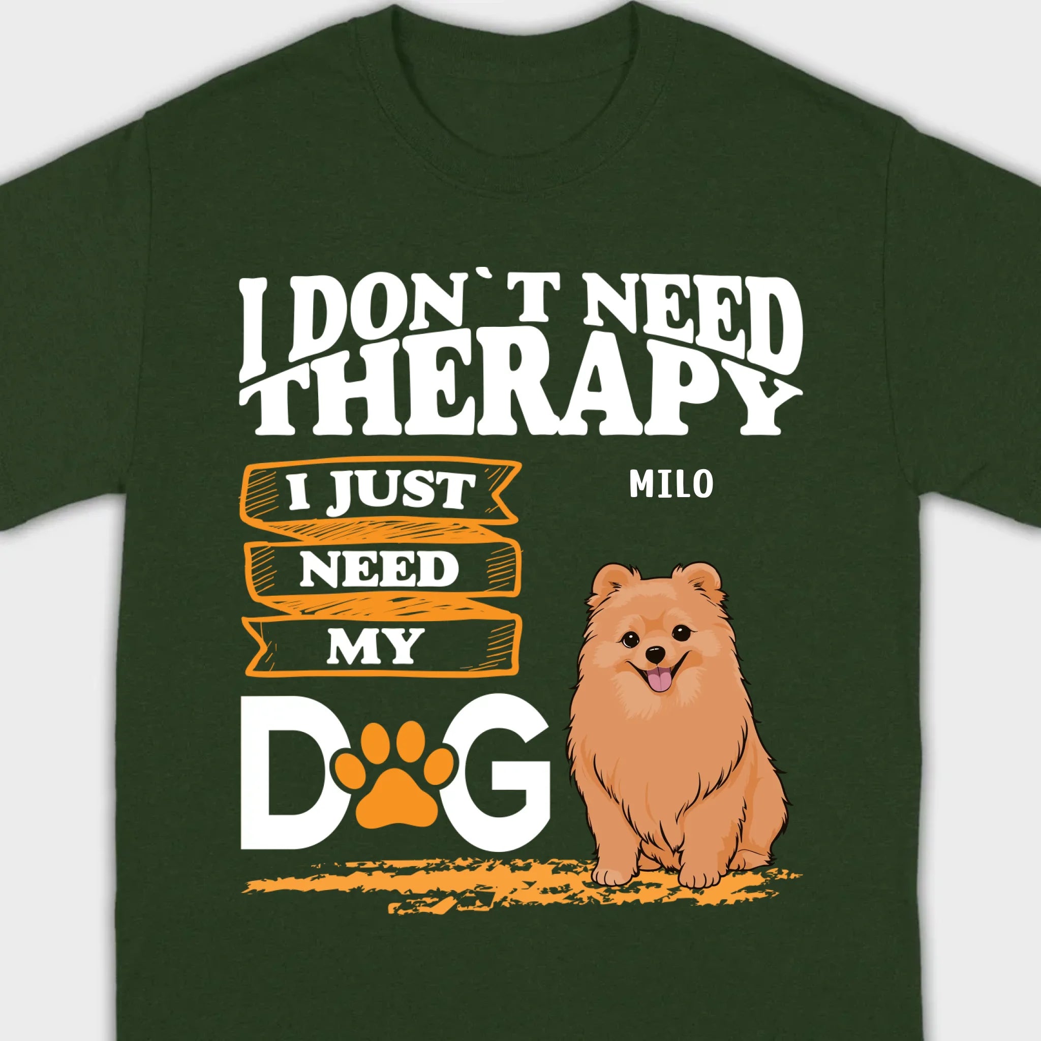 Custom Pomeranian T-Shirts With 