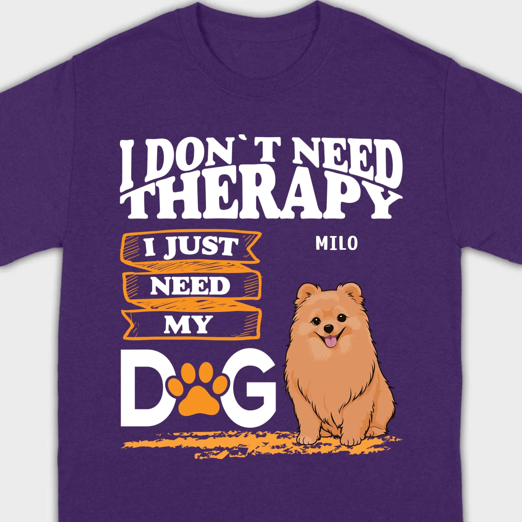 Custom Pomeranian T-Shirts With 