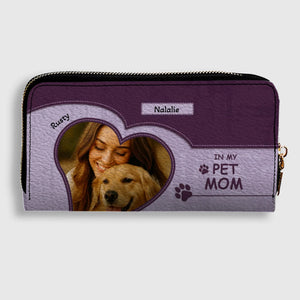 Personalized Dog Mom Wallet – Custom Photo Leather Wallet for Pet Moms - 89Prints