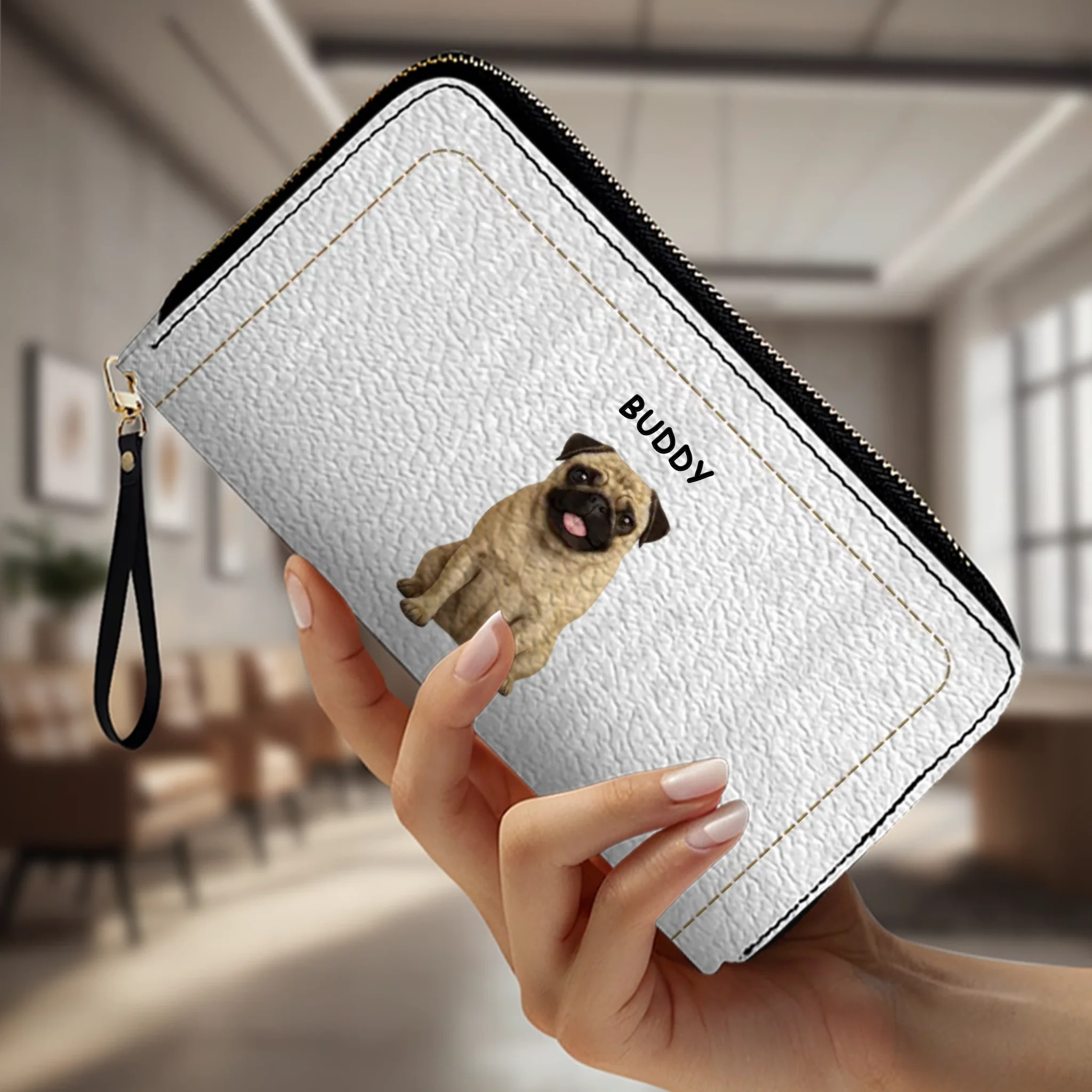 Customized Dog Photo Leather Wallet - Unique Gift For Owners - 89Prints