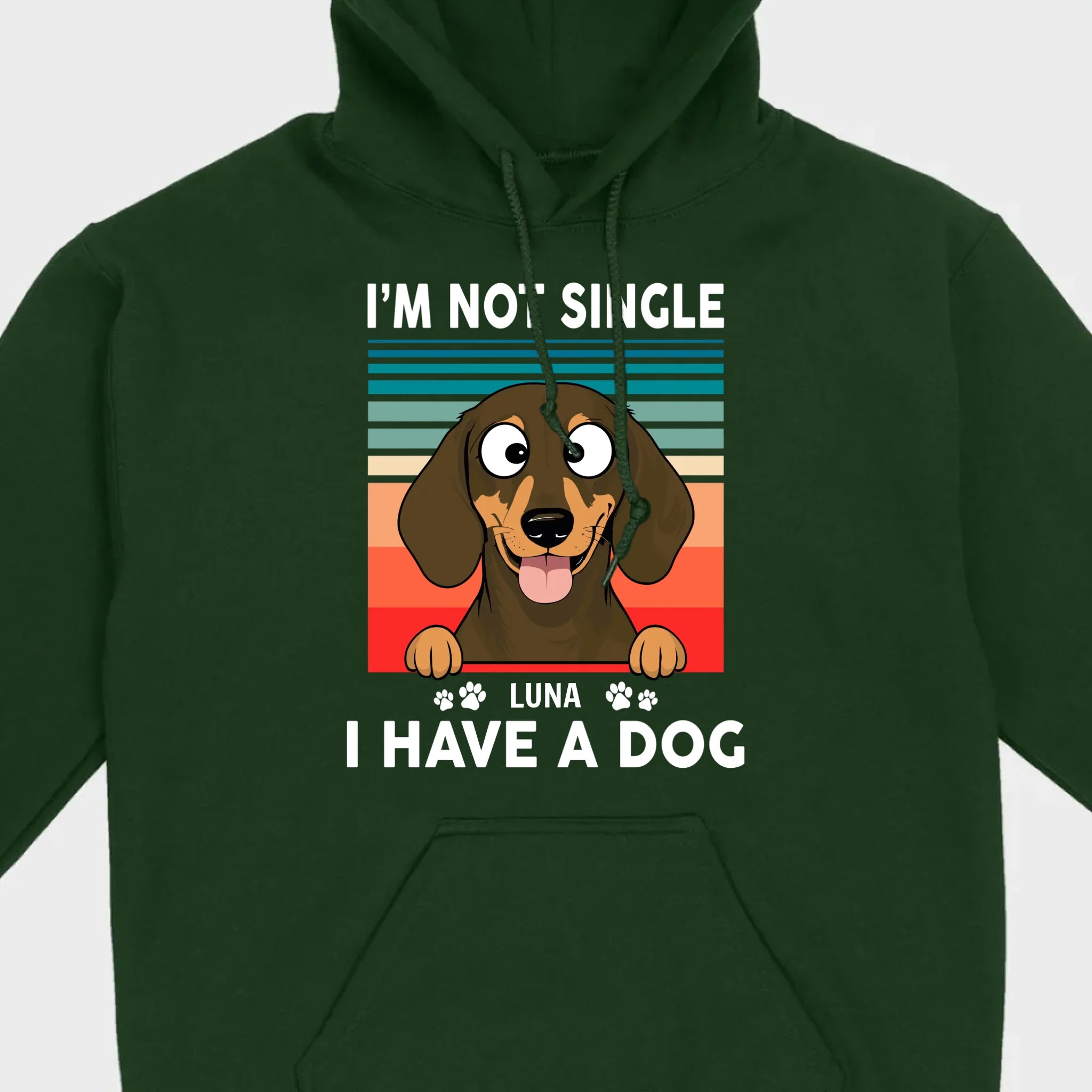 Customized Dachshund T-Shirts - I'm Not Single, I Have A Dog