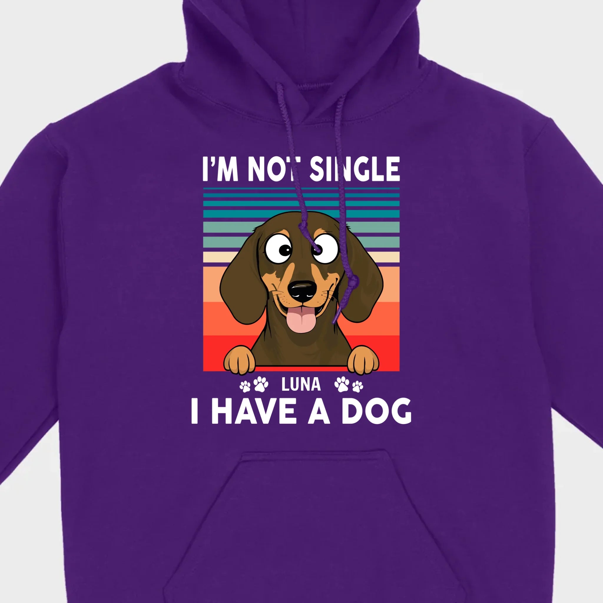 Customized Dachshund T-Shirts - I'm Not Single, I Have A Dog