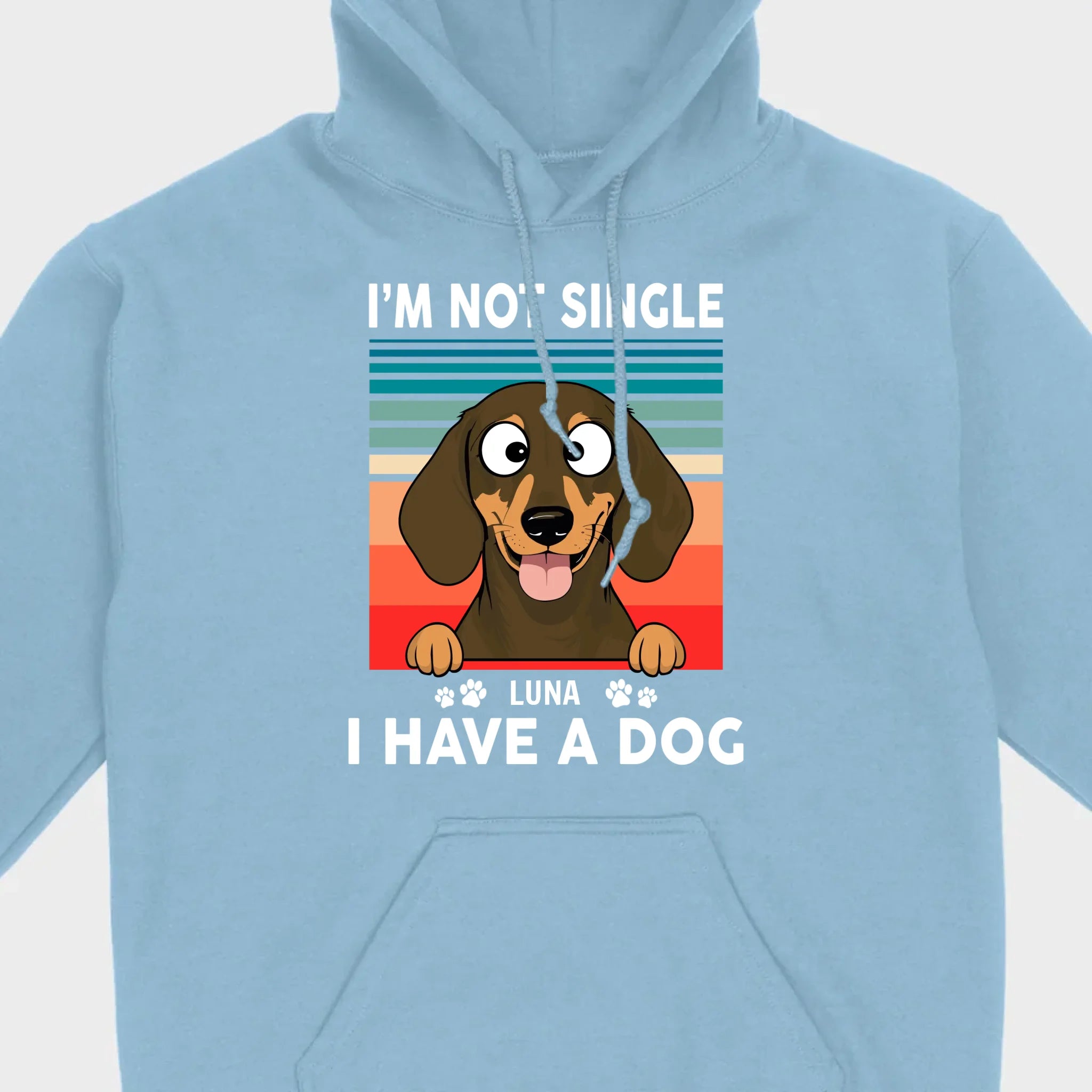 Customized Dachshund T-Shirts - I'm Not Single, I Have A Dog