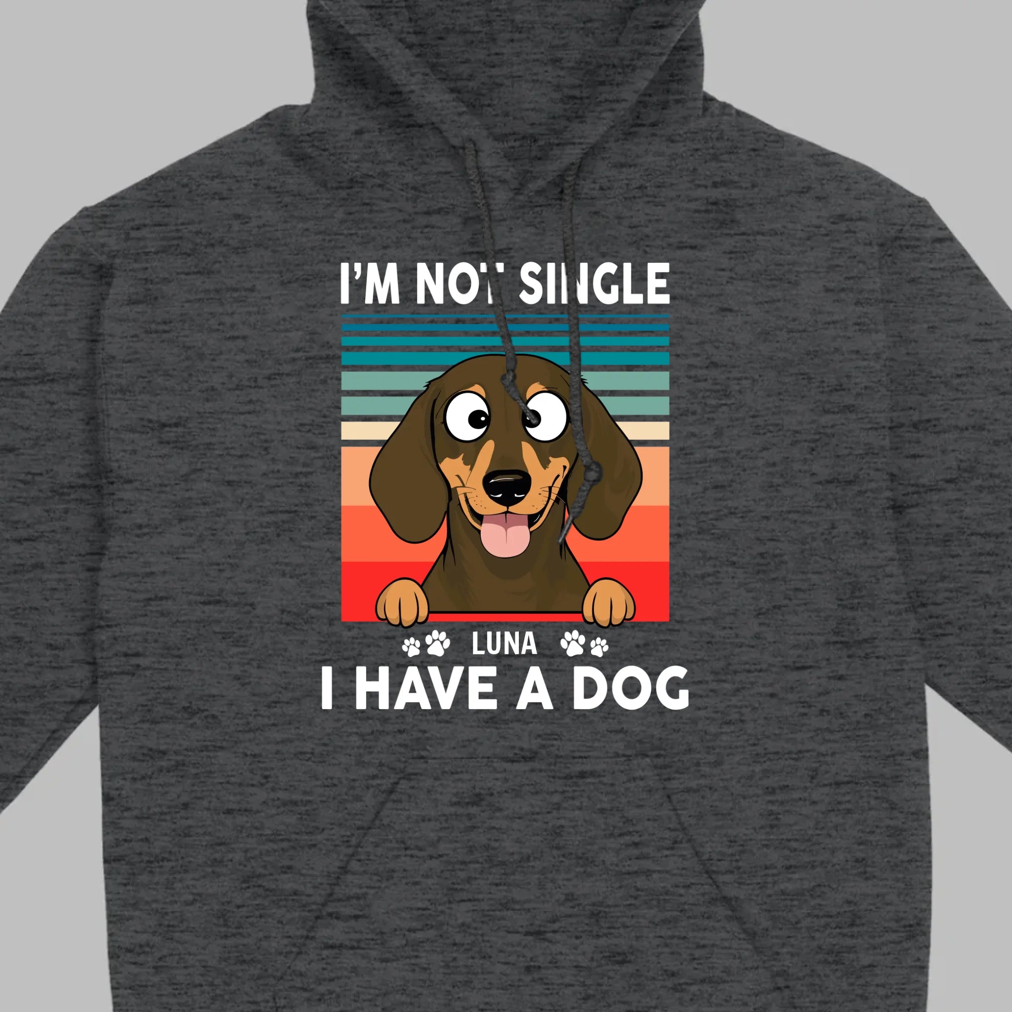 Customized Dachshund T-Shirts - I'm Not Single, I Have A Dog