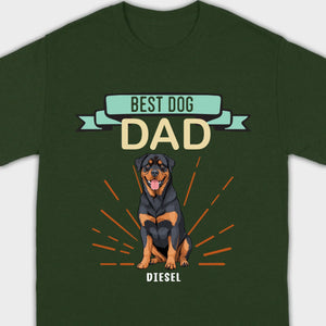 Best Dog Dad Rottweiler Sweatshirt - Personalized Dog Name Gift For Dog Lovers - 89Prints