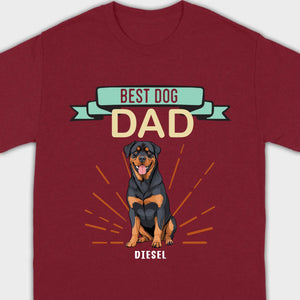 Best Dog Dad Rottweiler Sweatshirt - Personalized Dog Name Gift For Dog Lovers - 89Prints