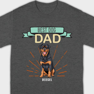 Best Dog Dad Rottweiler Sweatshirt - Personalized Dog Name Gift For Dog Lovers - 89Prints