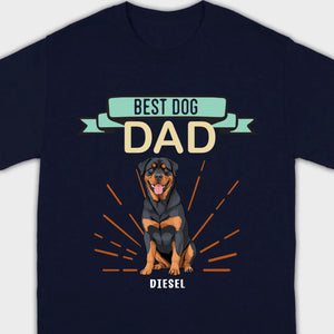 Best Dog Dad Rottweiler Sweatshirt - Personalized Dog Name Gift For Dog Lovers - 89Prints