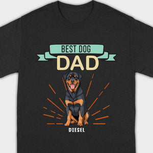Best Dog Dad Rottweiler Sweatshirt - Personalized Dog Name Gift For Dog Lovers - 89Prints
