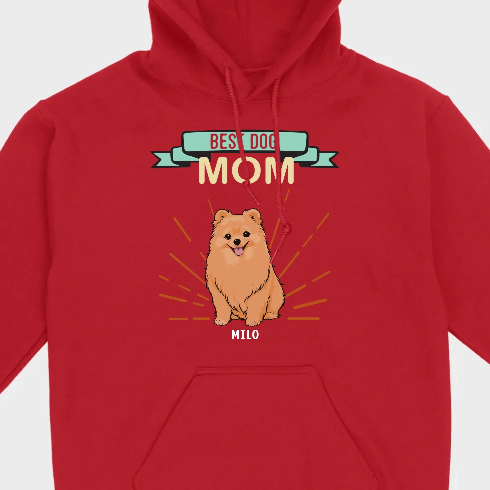 Best Dog Mom Pomeranian Sweatshirt - Personalized Dog Name Gift For Dog Lovers - 89Prints