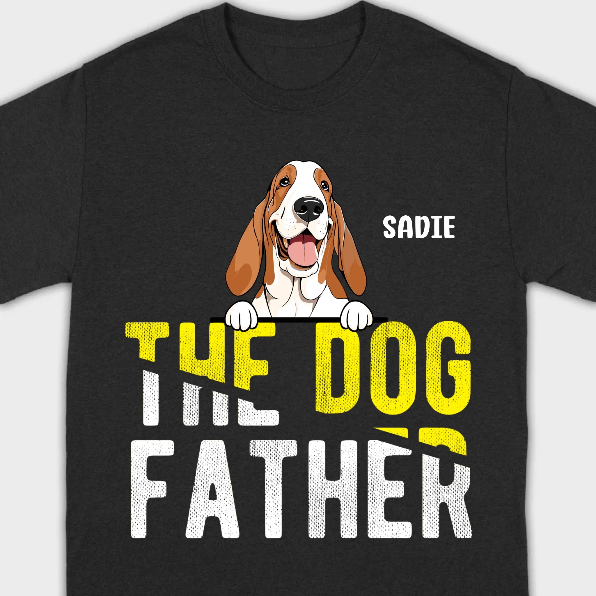 Personalized “The Dog Father” Sweatshirt With Custom Dog Name & Breed - 89Prints