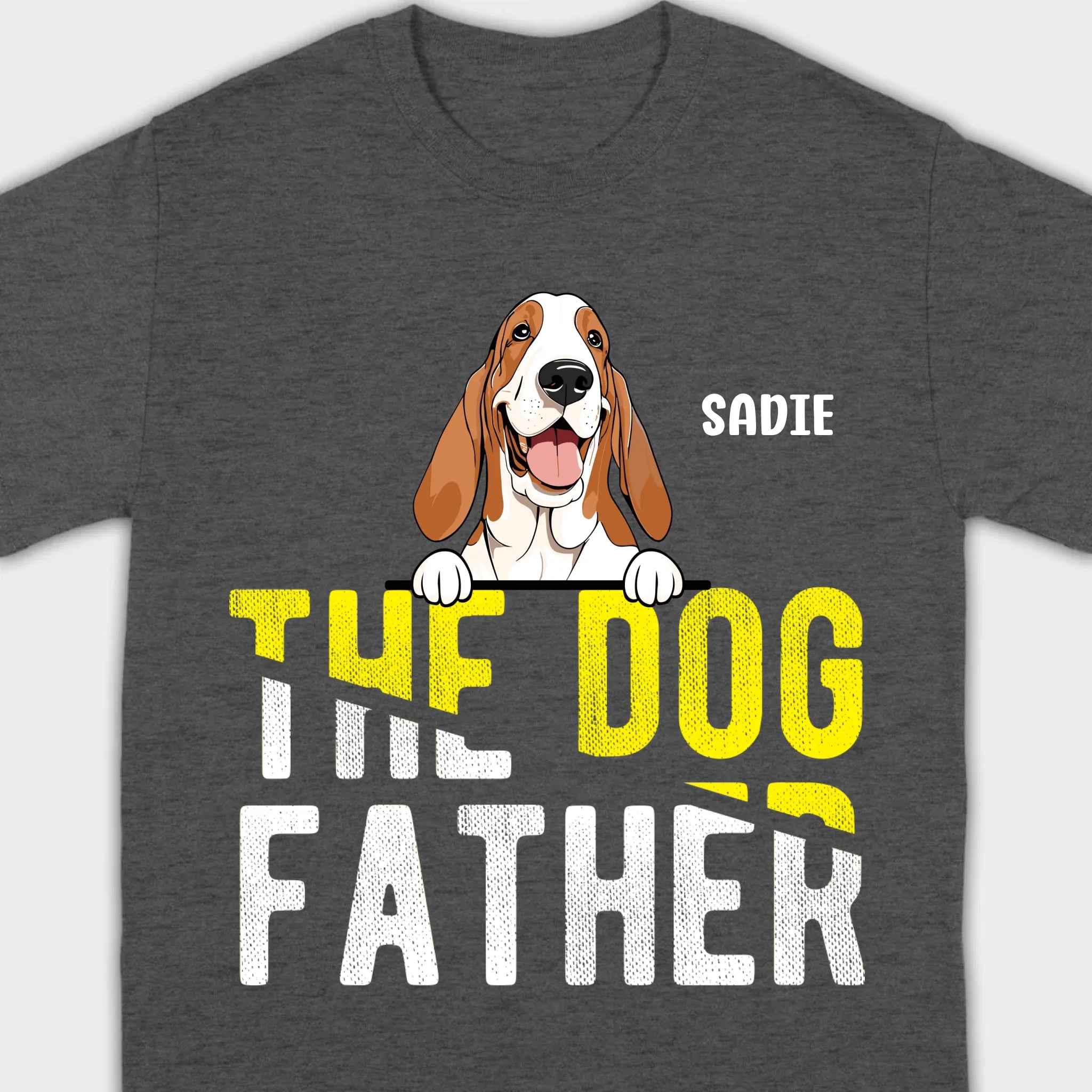 Personalized “The Dog Father” Sweatshirt With Custom Dog Name & Breed - 89Prints