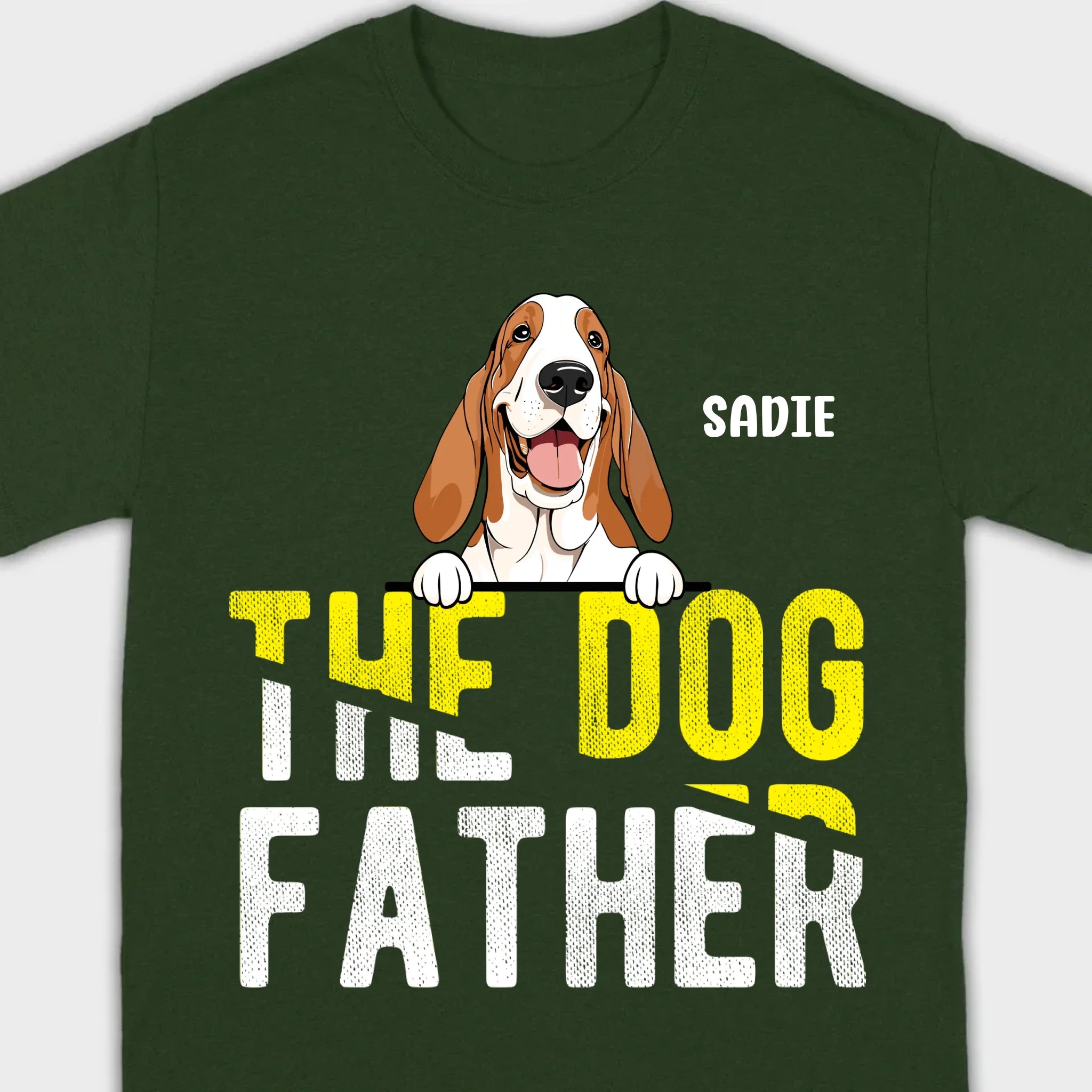 Personalized “The Dog Father” Sweatshirt With Custom Dog Name & Breed - 89Prints