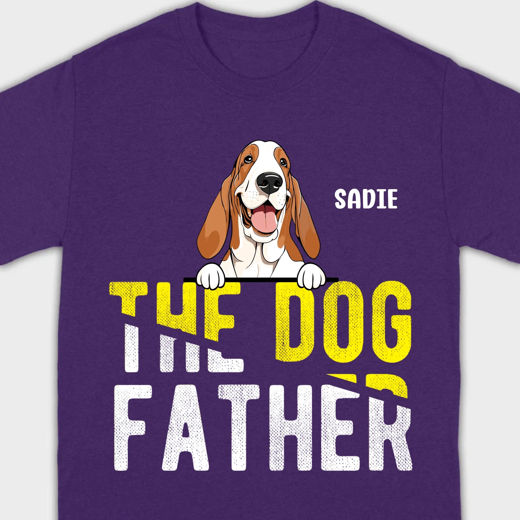 Personalized “The Dog Father” Sweatshirt With Custom Dog Name & Breed - 89Prints