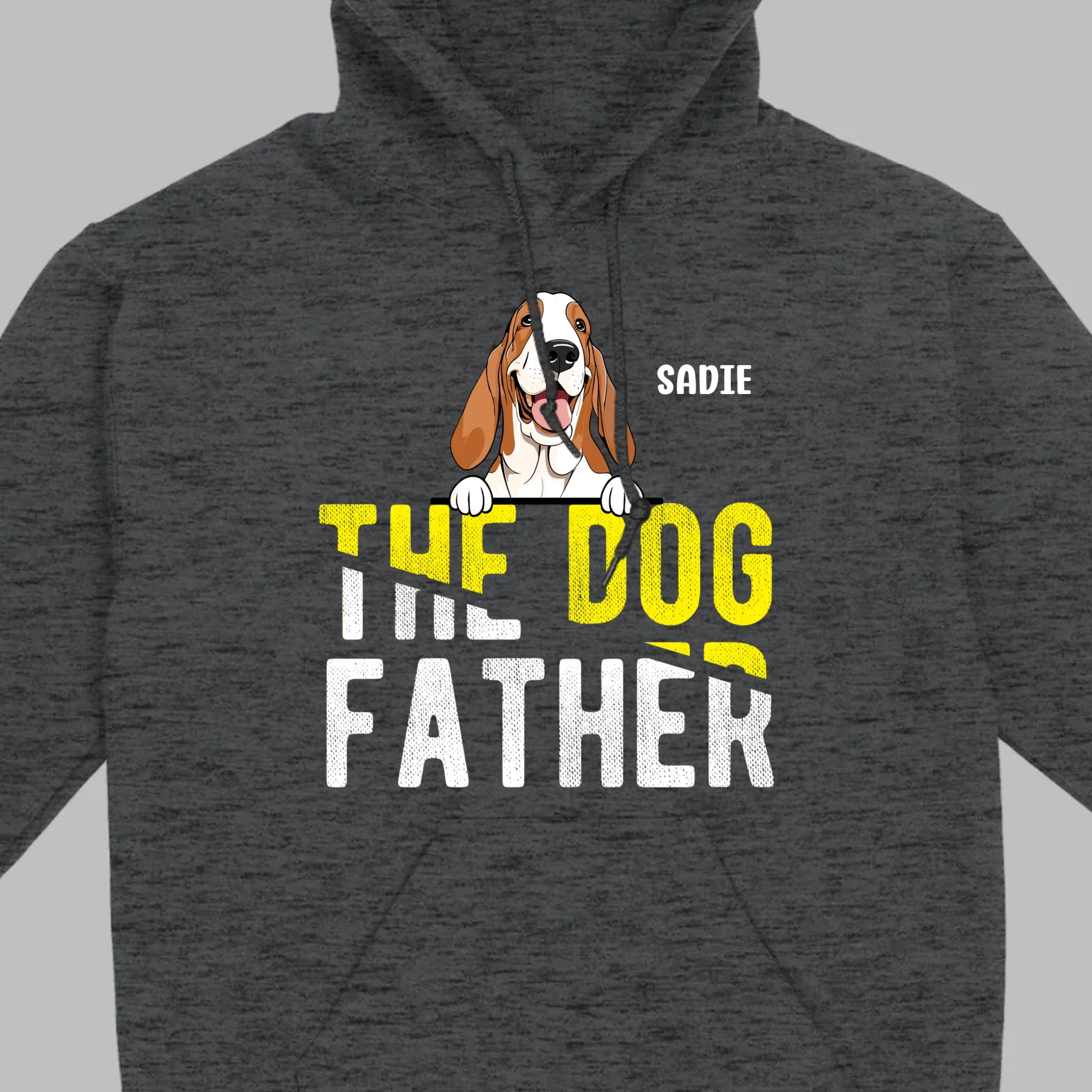 Personalized “The Dog Father” Sweatshirt With Custom Dog Name & Breed - 89Prints