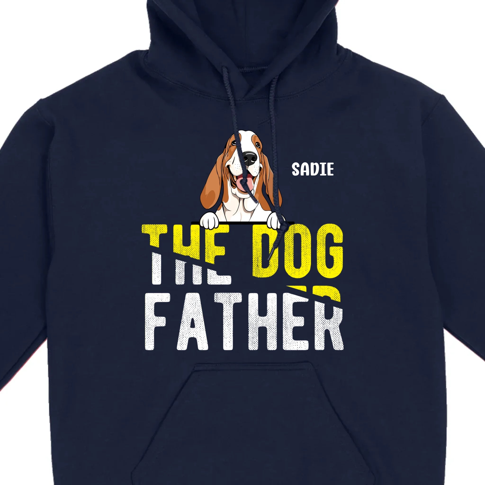 Personalized “The Dog Father” Sweatshirt With Custom Dog Name & Breed - 89Prints