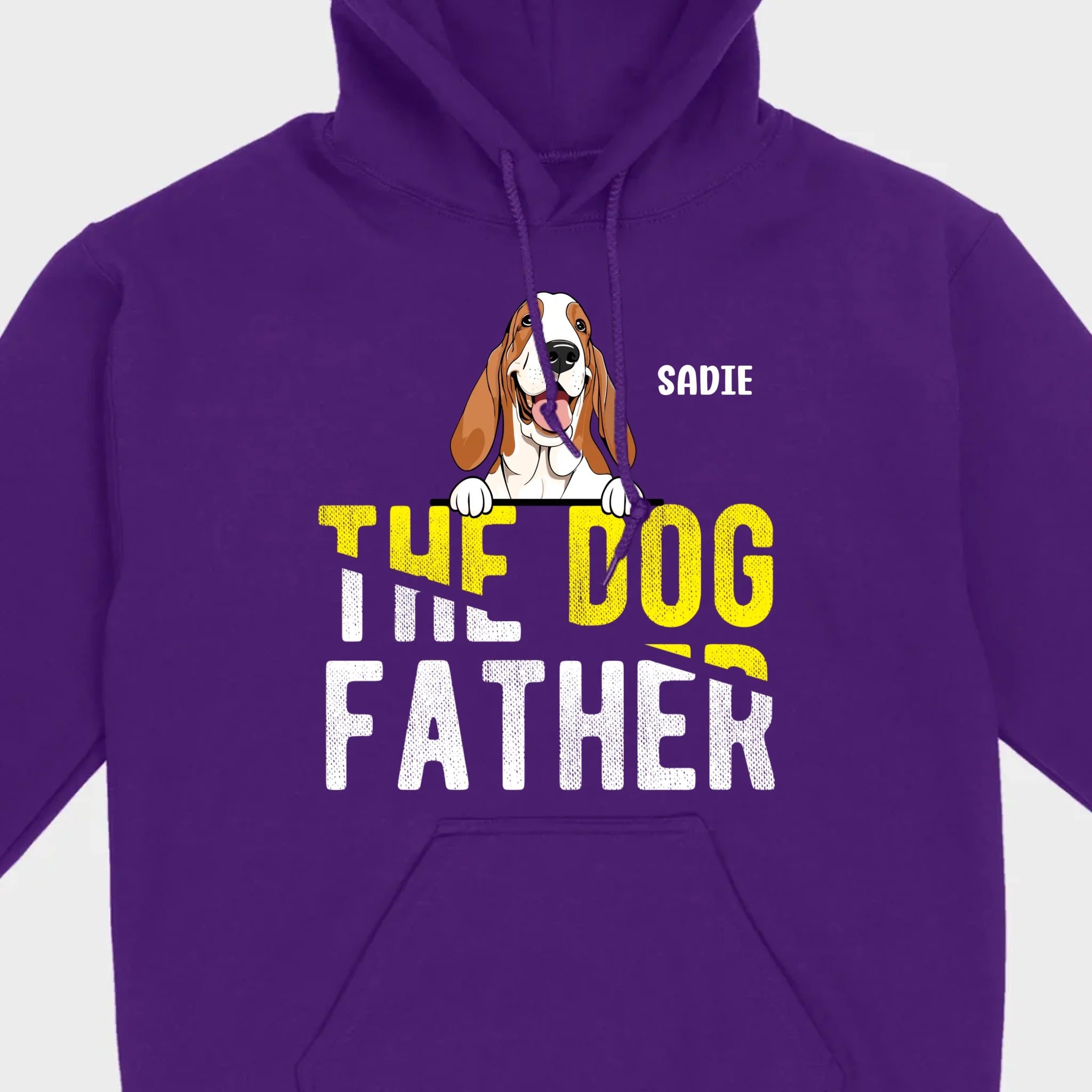 Personalized “The Dog Father” Sweatshirt With Custom Dog Name & Breed - 89Prints