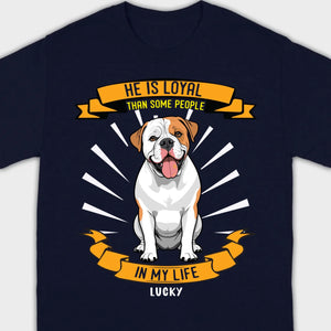 Custom American Bulldog Basic Tee 