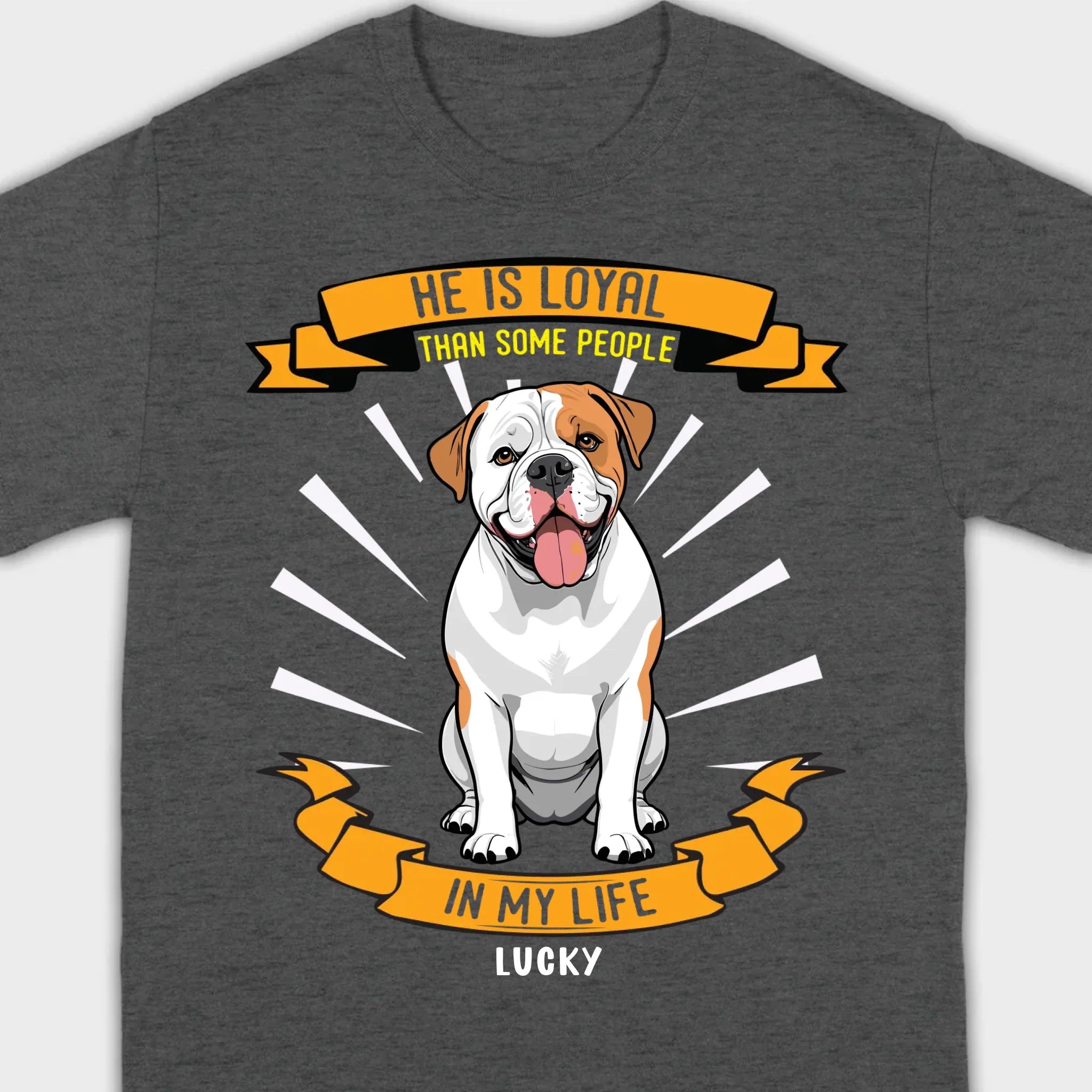 Custom American Bulldog Basic Tee 