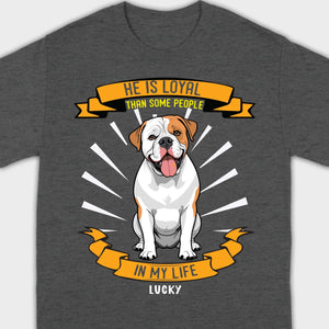 Custom American Bulldog Basic Tee 