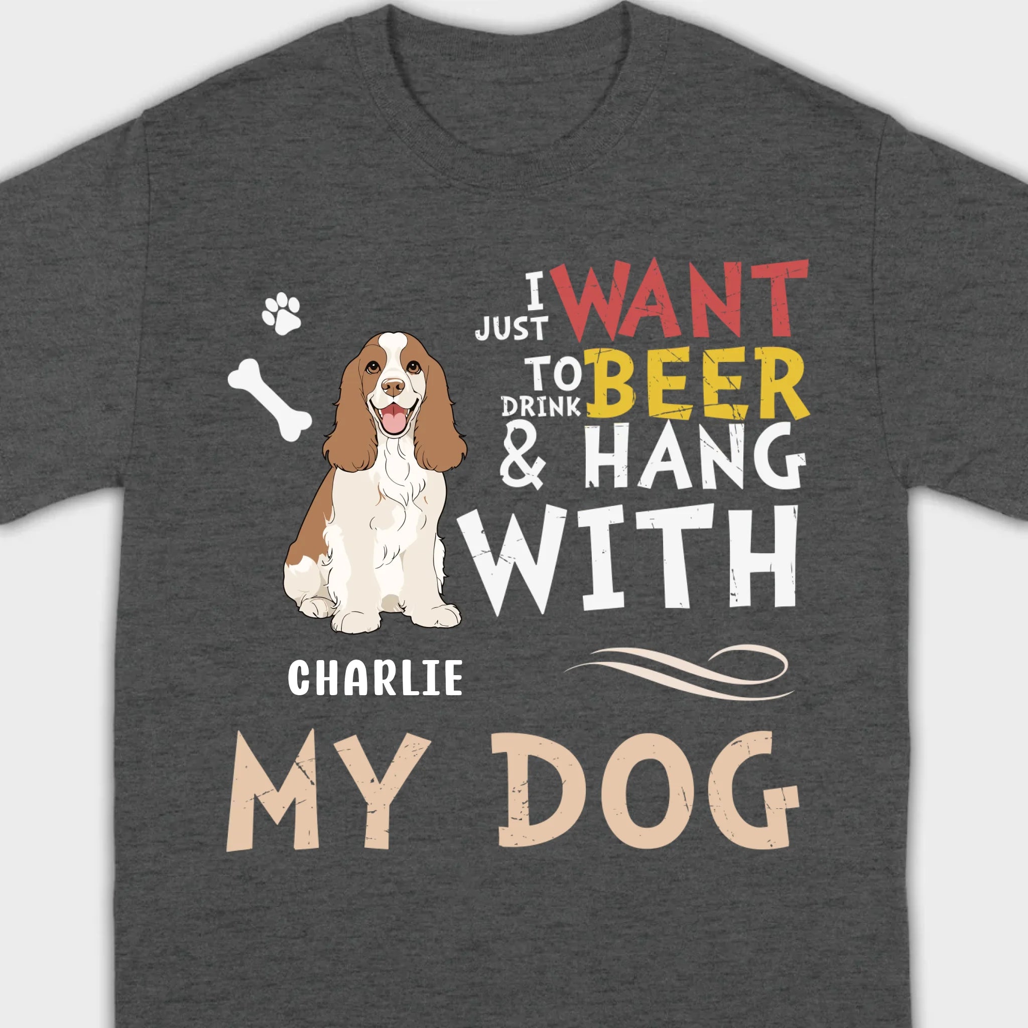 Custom American Cocker Spaniel Hoodie With The Text 