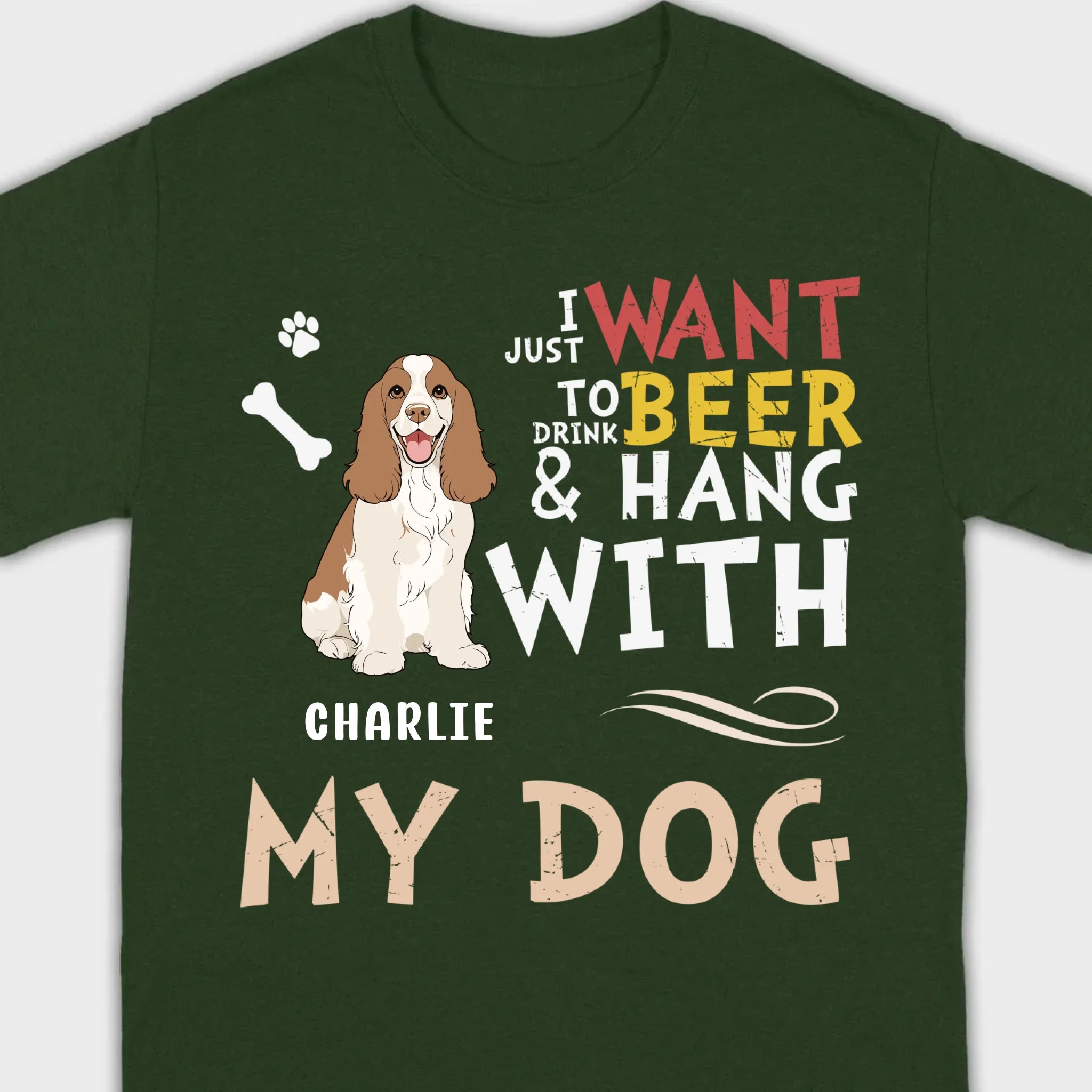 Custom American Cocker Spaniel Hoodie With The Text 