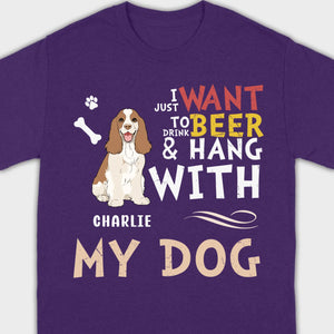 Custom American Cocker Spaniel Hoodie With The Text 