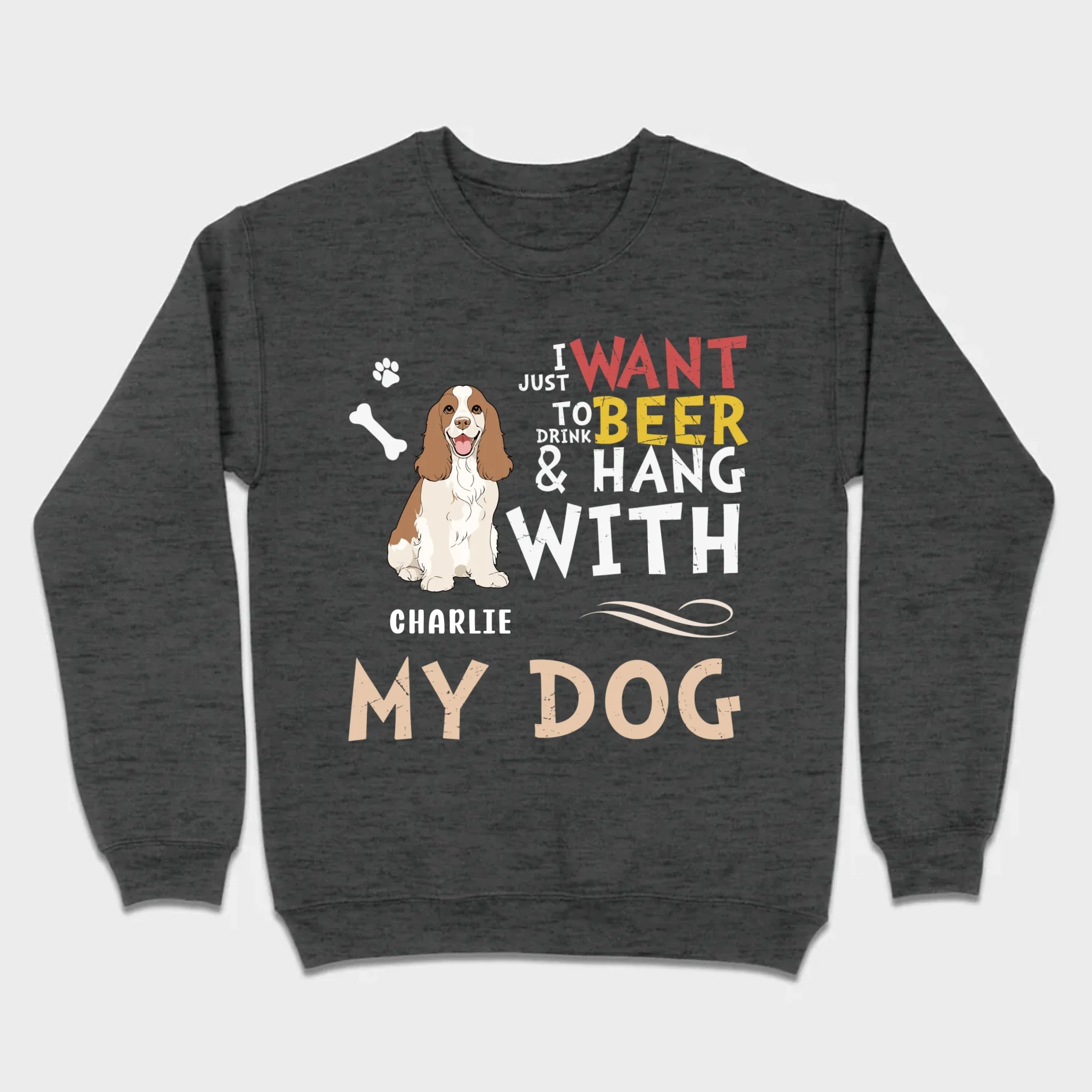 Custom American Cocker Spaniel Hoodie With The Text 