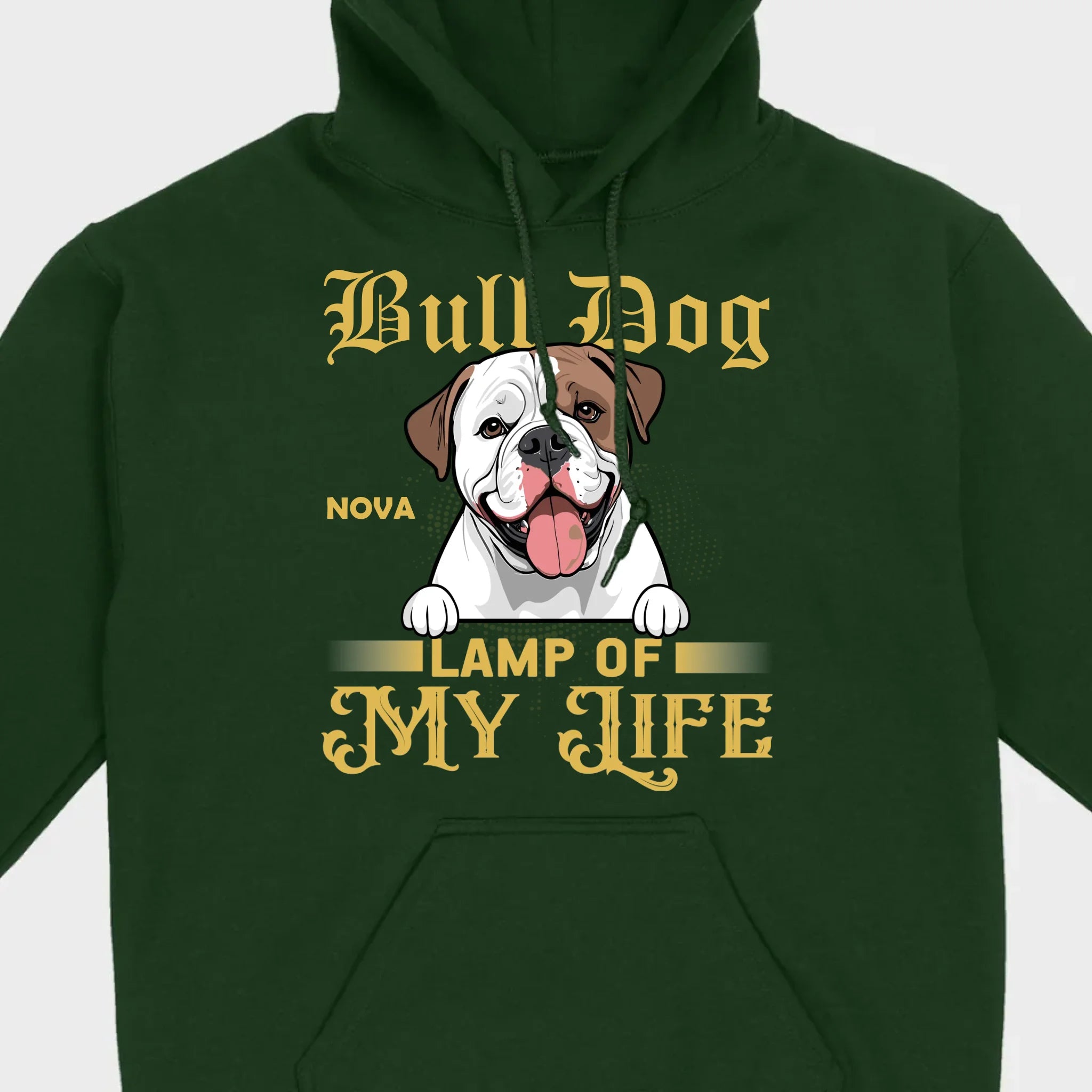 Custom American Bulldog Basic Tee - Lamp Of My Life Personalized T-Shirts - 89Prints