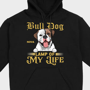 Custom American Bulldog Basic Tee - Lamp Of My Life Personalized T-Shirts - 89Prints