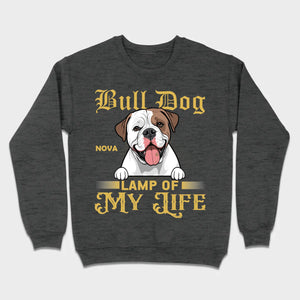 Custom American Bulldog Basic Tee - Lamp Of My Life Personalized T-Shirts - 89Prints