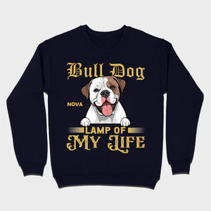 Custom American Bulldog Basic Tee - Lamp Of My Life Personalized T-Shirts - 89Prints