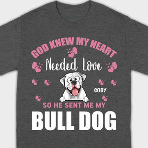Custom American Bulldog Basic Tee With The Text 