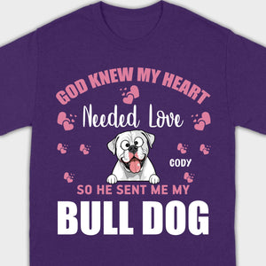 Custom American Bulldog Basic Tee With The Text 