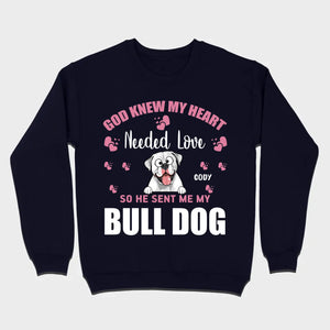 Custom American Bulldog Basic Tee With The Text 