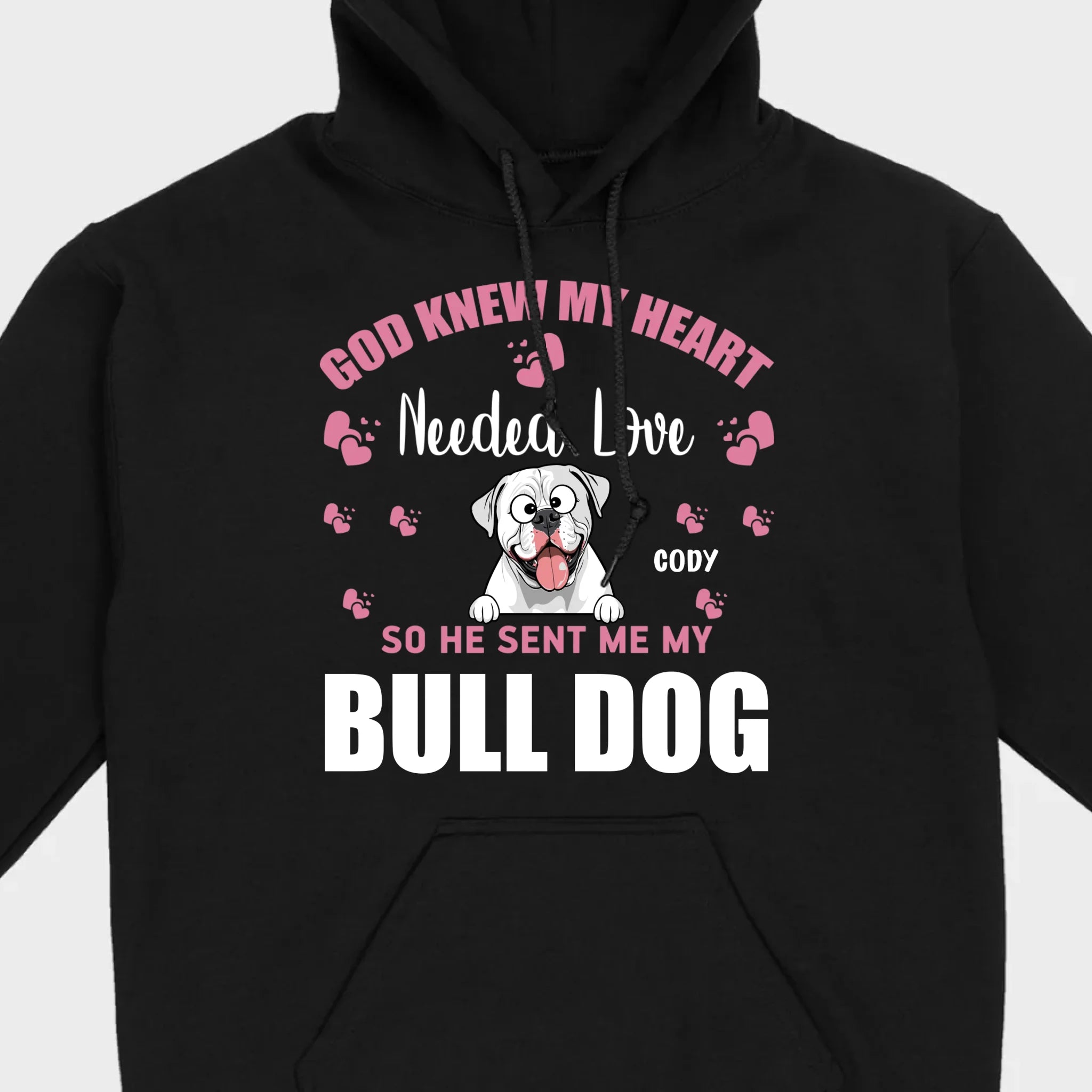 Custom American Bulldog Basic Tee With The Text 
