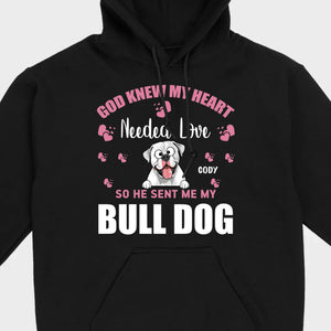 Custom American Bulldog Basic Tee With The Text 