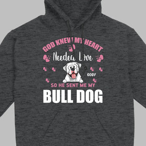 Custom American Bulldog Basic Tee With The Text 