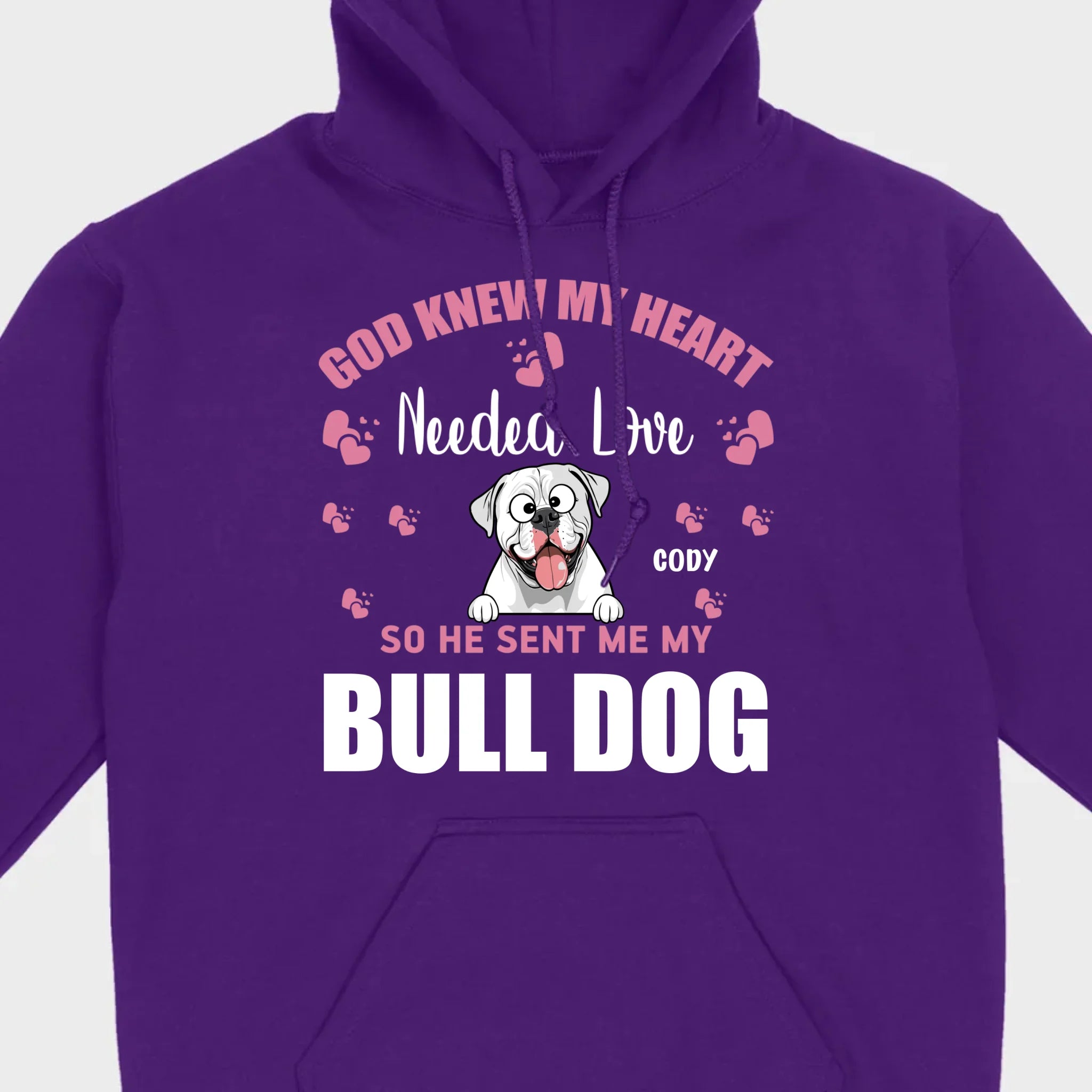 Custom American Bulldog Basic Tee With The Text 